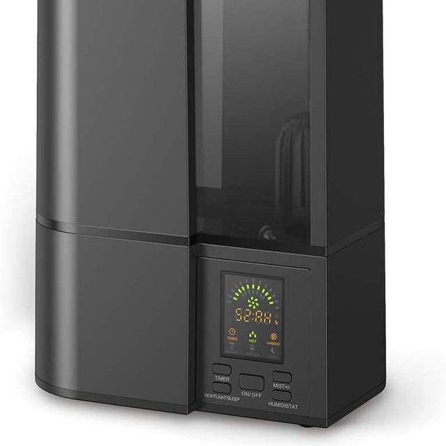 TaoTronics Cool Mist Humidifier, 4L Ultrasonic Humidifiers for Large Bedroom Home Baby, Quiet Operation, LED Display with Humidistat, Waterless Auto Shut-off (1.06 Gallon, US 110V)