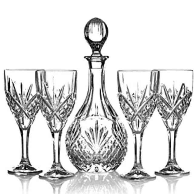 Godinger Stemware, Dublin Wine 5 Piece Set Wine Set