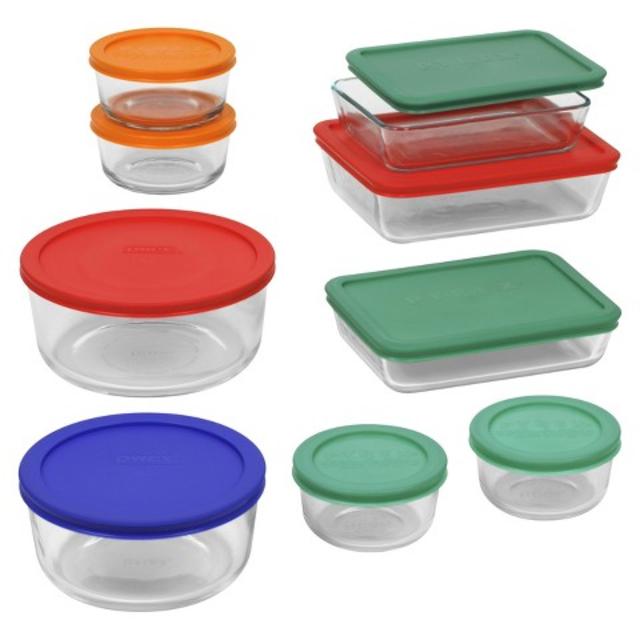 Pyrex 18 piece Storage Set