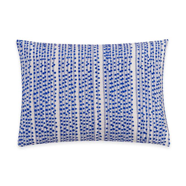 Kas® Gabriel Oblong Throw Pillow in Blue