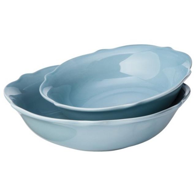 Threshold™ Wellsbridge Serving Bowl Set - Aqua
