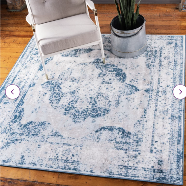 Brandt Oriental Blue Area Rug