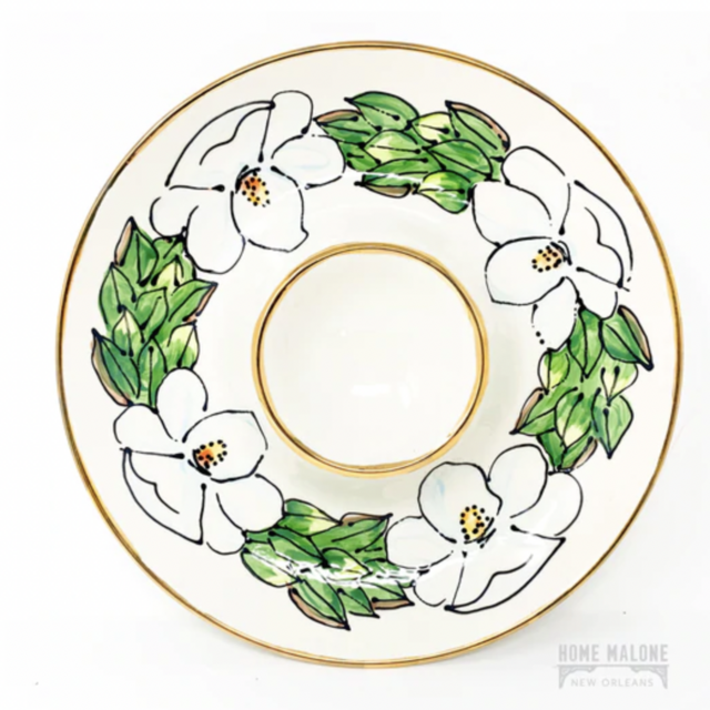 Magnolia Chip + Dip Tray