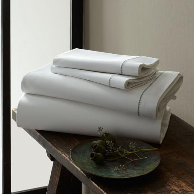 Organic Sateen Sheet Set - White
