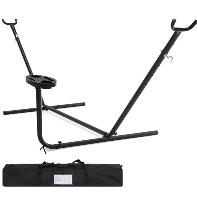 Hammock Stand W/Cup Holder Accessory Tray and Carrying Case