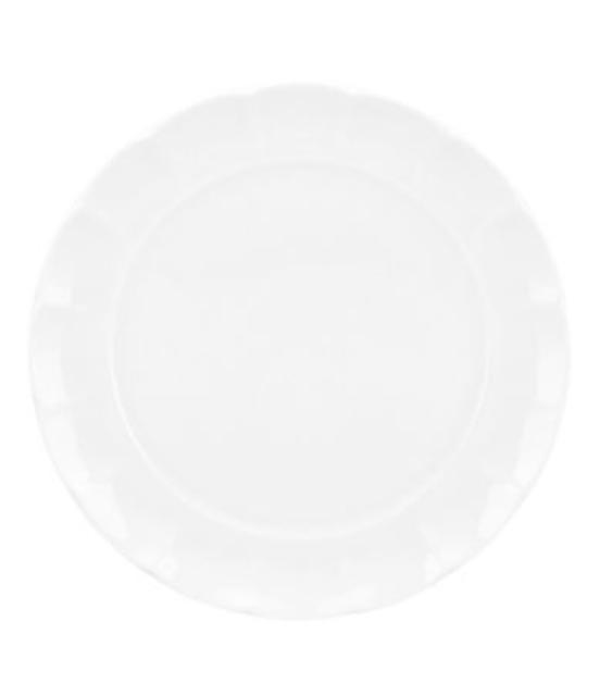 Gorham Manor Scalloped Bone China Dinner Plate