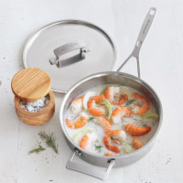 Demeyere Industry5 Covered Sauté Pans 3 quart size