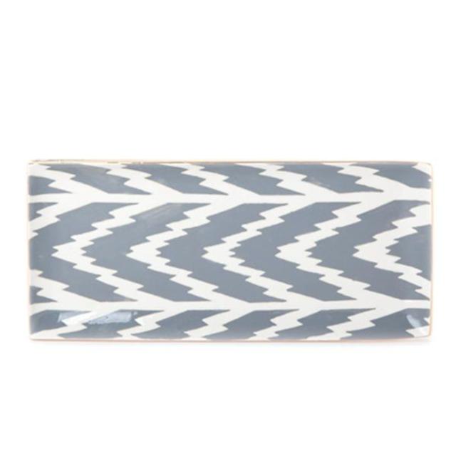 Cocktail Tray in Ziggurat Charcoal