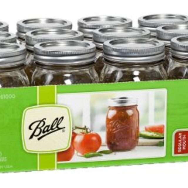 1pt Ball Mason Jars - Case of 12
