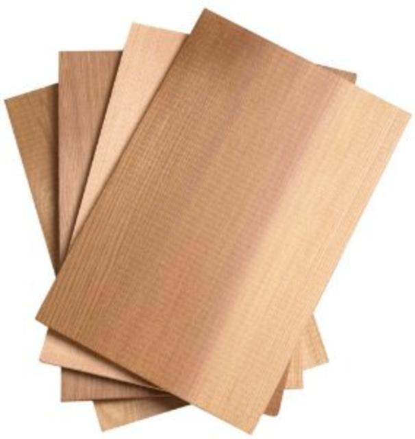 Elizabeth Karmel's Organic Cedar Personal Grilling Planks, 5.5- by 7.75 -inch, Pack of 4