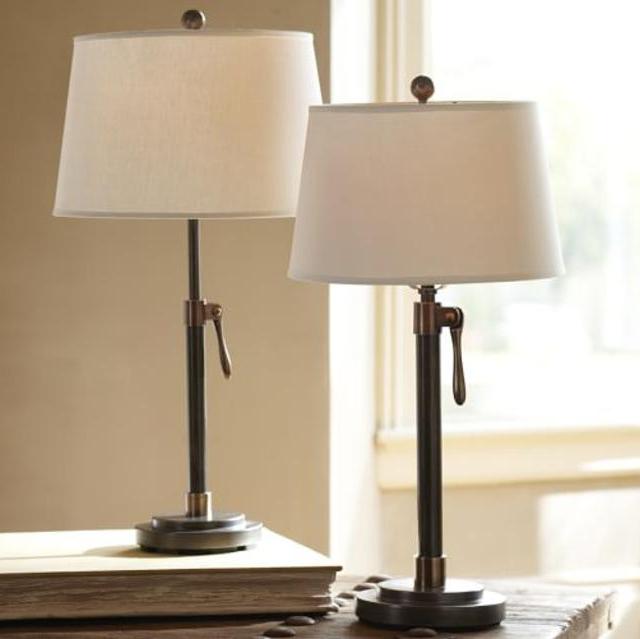 Sutter Adjustable Lever Table & Bedside Lamp Base