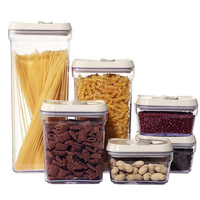 Food Storage Container Jar Organizer Storage Set 6 by Juvale