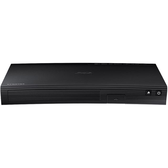 Samsung Smart WIFI Blu-Ray Disc Player with 1080p HD, Plays Blu-ray Discs, DVDs & CDs, with 6-Feet High Speed HDMI Cable, Black