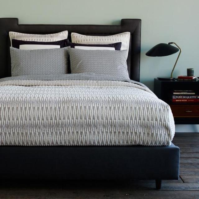 Loire Ink Quilt by DwellStudio Queen