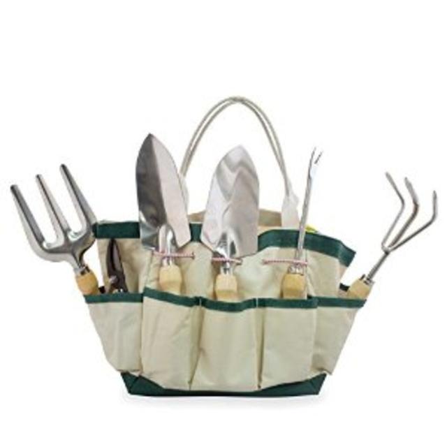 GardenHOME Garden Tool and Tote Set (6-Piece)