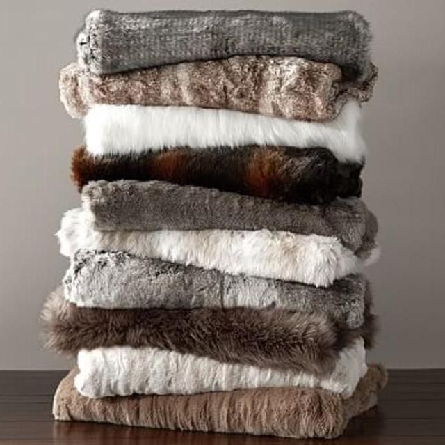 Faux Fur Throw