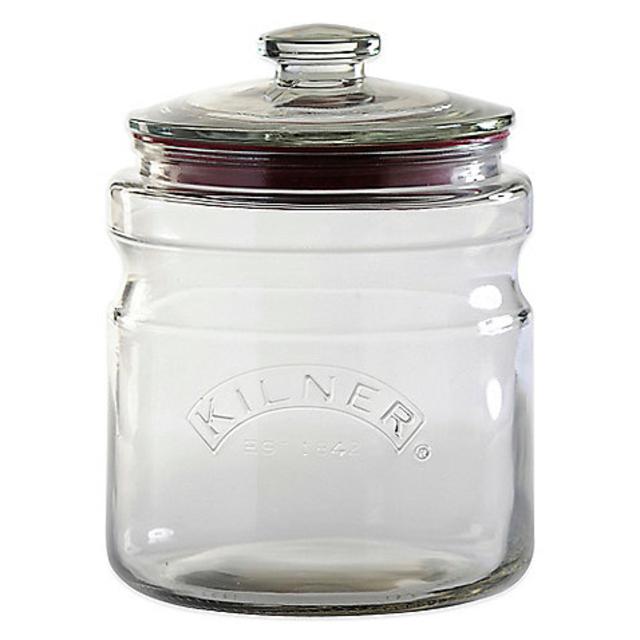 Kilner® 68 oz. Push Top Glass Storage Jar