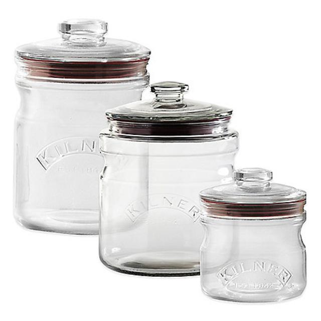 Kilner® 51 oz. Push Top Glass Storage Jar