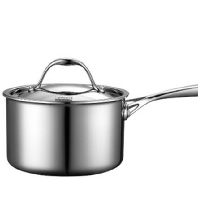 Cooks Standard Multi-Ply Clad Stainless-Steel 3-Quart Covered Sauce Pan