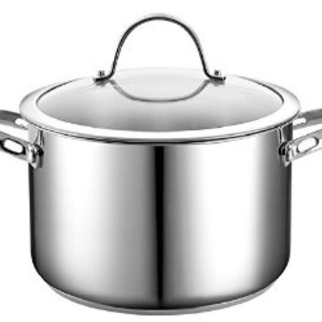 Cooks Standard NC-00350 Stainless Steel Stockpot with Cover, 6-Quart