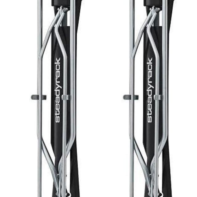 Steadyrack Bike Racks - Mountain Bike - Wall Mounted Bike Rack Storage Solution for your Home, Garage, or Bike Park - 2 Pack