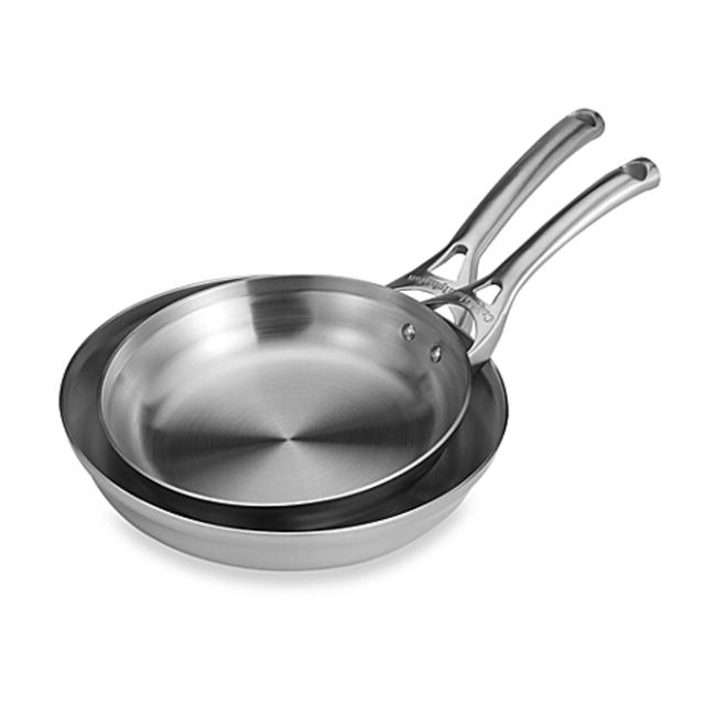 Calphalon® Contemporary Stainless Steel 8-Inch & 10-Inch Omelette Pan Set