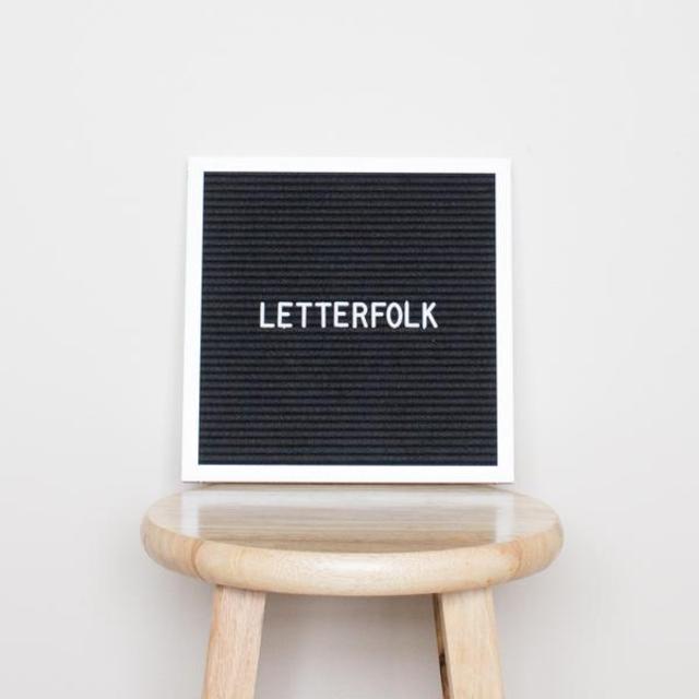 The Poet Letter Board
