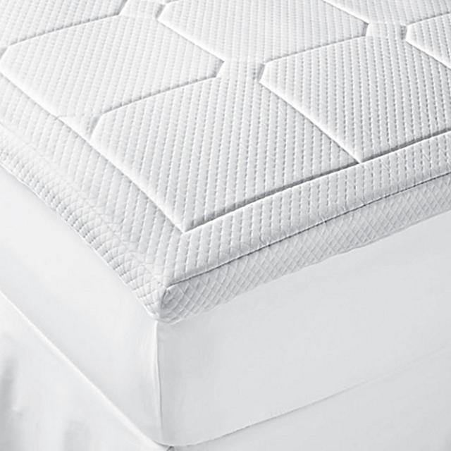 Therapedic® Luxury Quilted Deluxe 3-Inch Memory Foam Queen Bed Topper in Beige