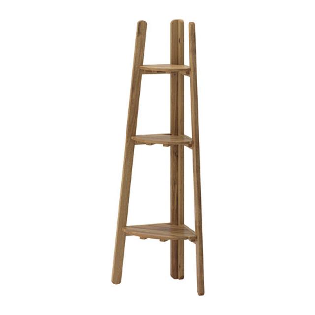 ASKHOLMEN				Plant stand, gray-brown stained gray-brown