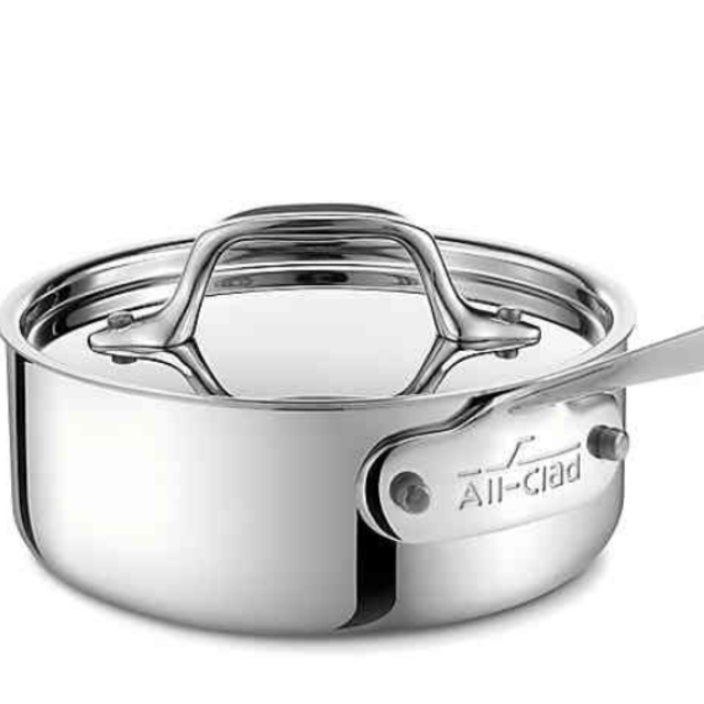 Bed Bath & Beyond All-Clad Stainless Steel 1 qt. Covered Saucepan