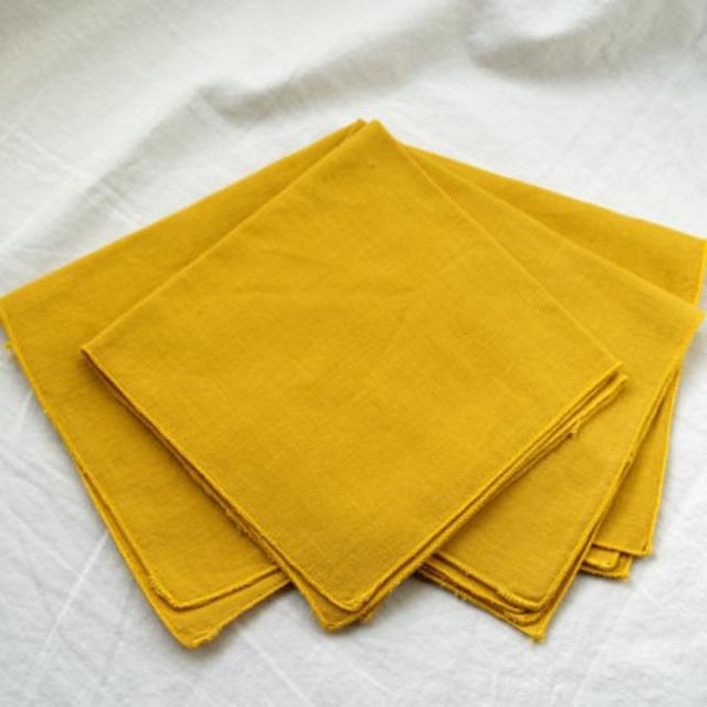Mustard Yellow Cloth Napkins