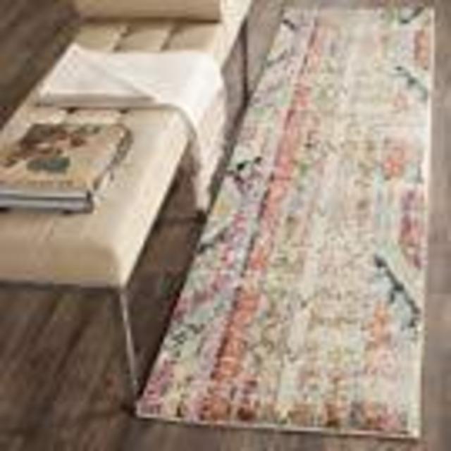 Safavieh Monaco Collection MNC222F Modern Bohemian Multicolored Distressed Runner (2'2" x 6')