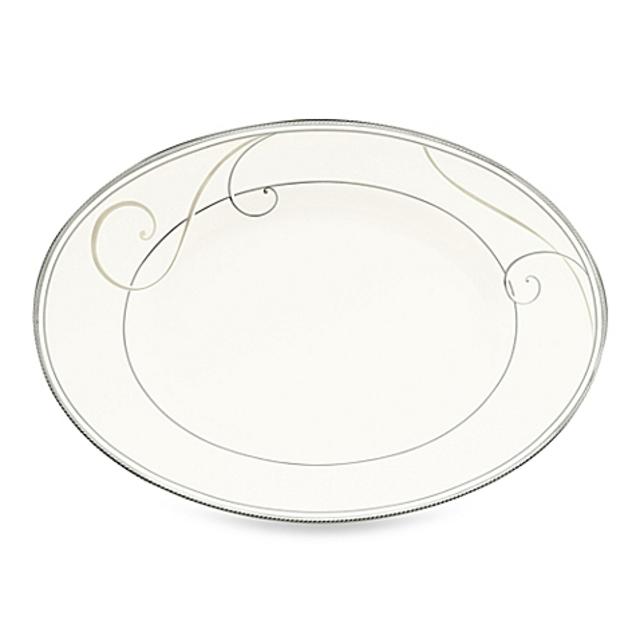 Noritake® Platinum Wave Oval Platter