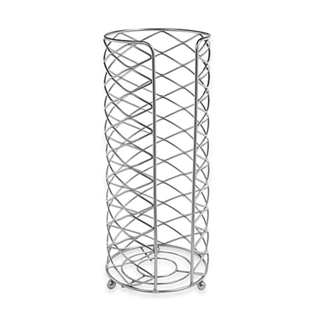 Open Toilet Paper Holder in Satin Nickel