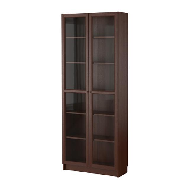 BILLY / OXBERG Bookcase, medium brown