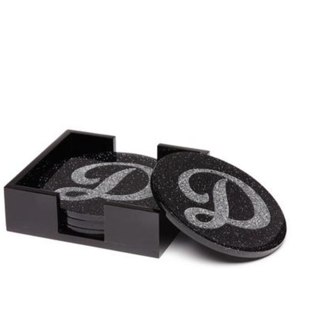 Round Coasters Initial - Letter E