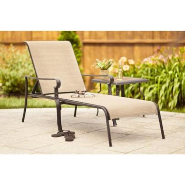 2 Belleville Patio Chaise Lounge Chairs