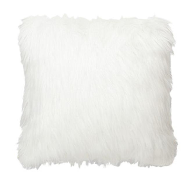 Faux Fur Throw Pillow                        by                    House of Hampton