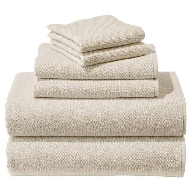 Organic Textured Cotton Towel Set