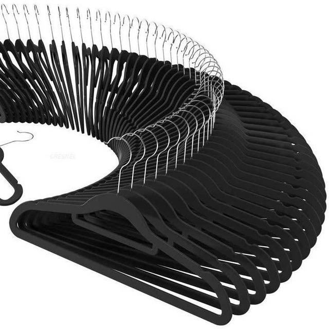 Black Velvet Hangers (Set of 50)