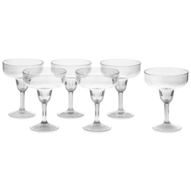 DuraClear® Margarita Glass, Set of 6, Clear