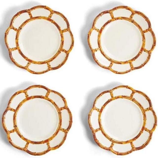 Bamboo Touch Accent Plate , Set of 4