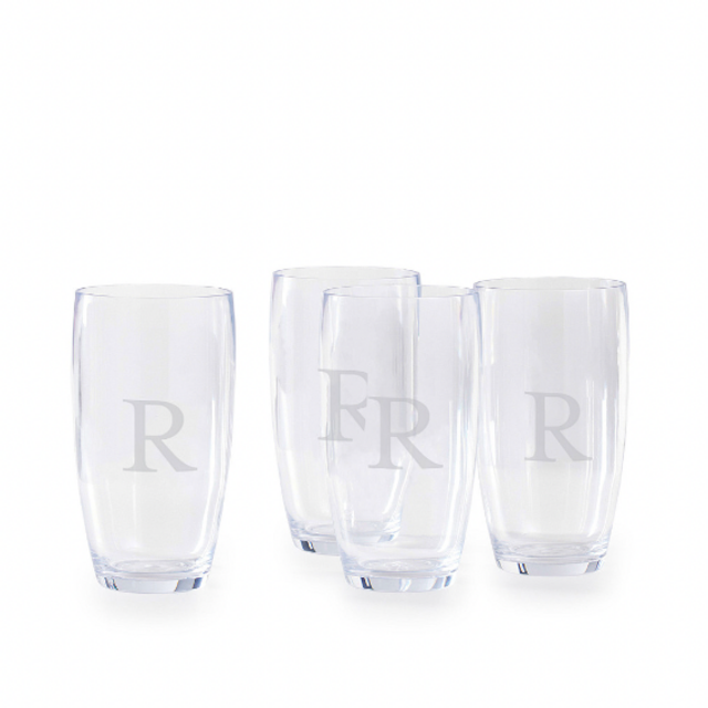 Acrylic Tumblers, Set of 4