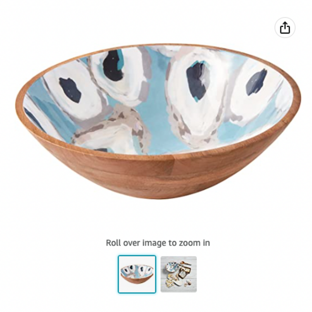 Mud Pie Enamel Oyster Bowl