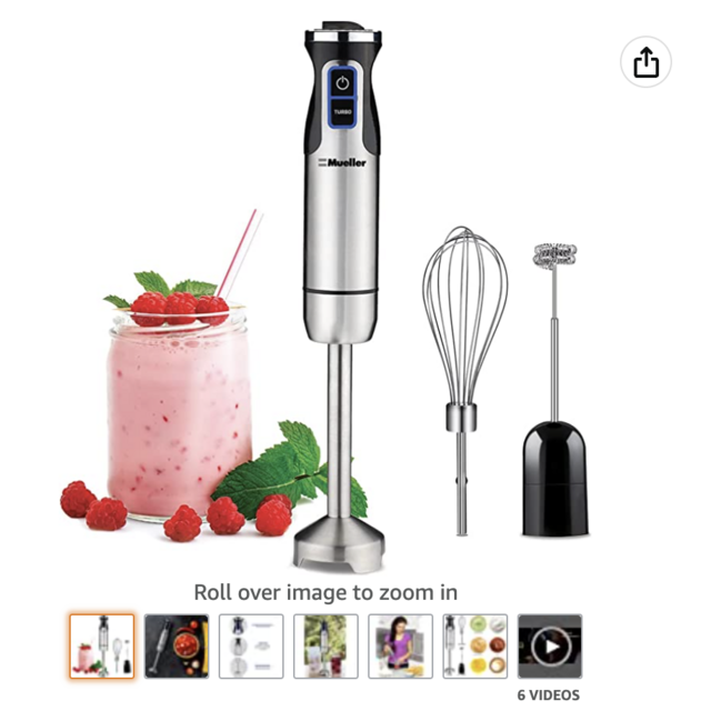 Mueller 9-Speed Immersion Hand Blender