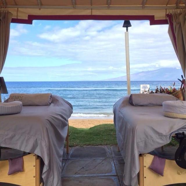 Romantic Beach Couples Massage