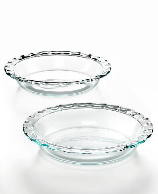Pyrex 9.5" Pie Plates, Set of 2