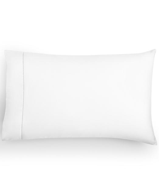 Hotel Collection Pair of 600 Thread Count King Pillowcases - White