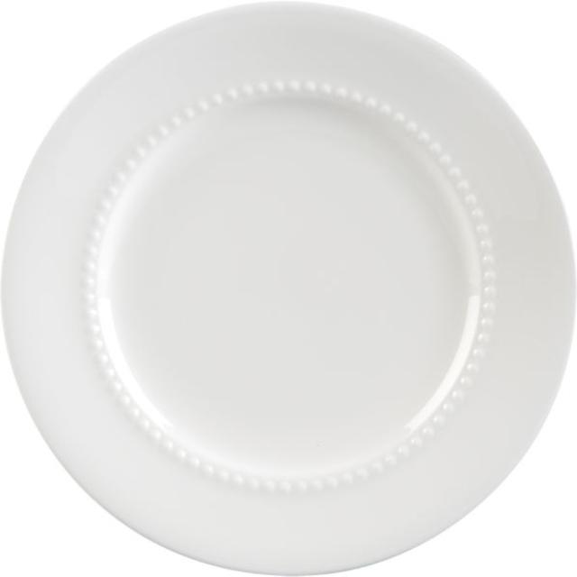 White Pearl Bread and Butter Plate