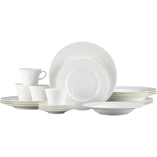 White Pearl 20-Piece Dinnerware Set